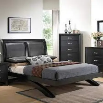 Attractive Leather Bed